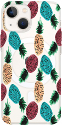 Husa BestCase comp Cu Apple iPhone 15 Ananas SLIM 1.5MM MagSafe comp Anti Shock MAS 669 