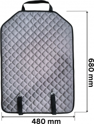 Husa/Protectie Spatar Scaun Auto Gri - Protejati Eleganta si Confortul Masinii 