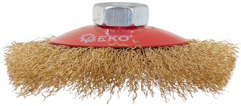 Perie de sarma tesita din otel 100 mm Geko G00600-1 