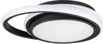 Plafoniera Led 38 W 4050 lumeni 4000 K Alb Negru 