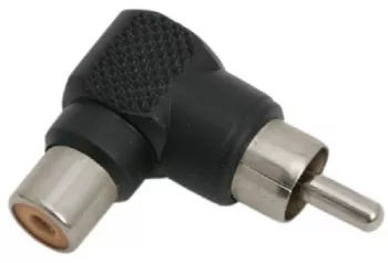 Prelungitor RCA 90° soclu RCA-fisa RCAexecutie plastic 