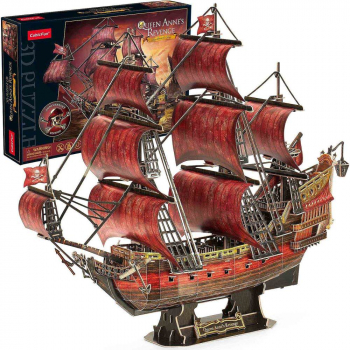 Puzzle 3D Nava Queen Anne CubicFun 391 piese 
