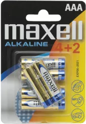 Baterii alcaline AAA-LR03 4+2/blister 