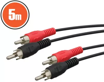 Cablu RCAfisa 2 x RCA-fisa 2 x RCA5 0 m 
