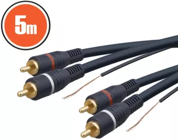 Cablu RCAfisa 2 x RCA-fisa 2 x RCA5 0 m 