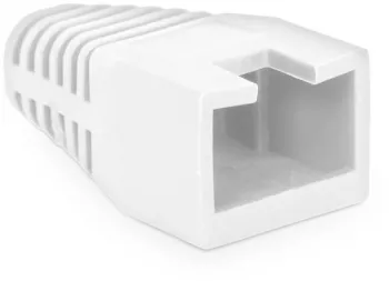 Globiz - Protector de cablu 8P8C - alb - 100 buc./pachet 