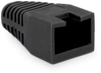 Globiz - Protector de cablu 8P8C - Negru - 100 buc./pachet 