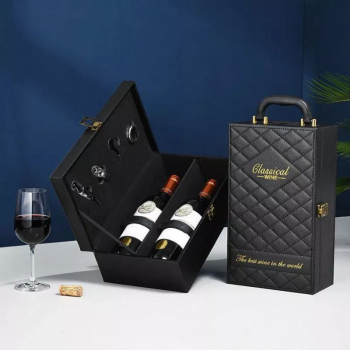 Set Cutie de vin Deluxe Mindblower pentru 2 sticle cu accesorii de vin incluse Classical Wine 