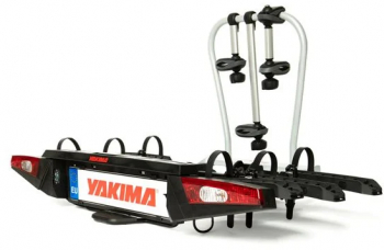 Suport biciclete Yakima FoldClick 3 pentru 3 biciclete cu prindere pe carligul de remorcare pliabil 