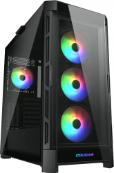 Carcasa COUGAR Duoface Pro RGB Black Middle Tower Fara sursa Tempered Glass CGR-DUOFACE PRO RGB 