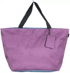 Geanta de weekend mov din material textil panzat 