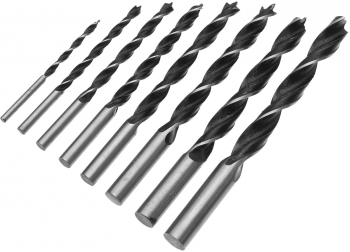 Set 8 Burghie Lemn MRG M940 Cap Plat De la 3 mm la 10 mm