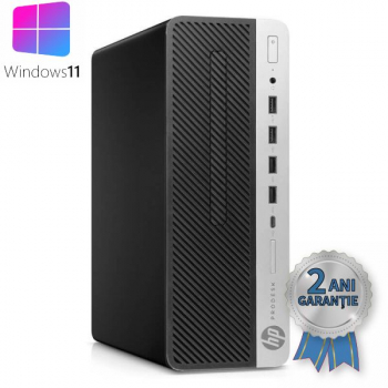 Sistem Refurbished HP 600G4 SFF i3-9100 up to 4200MHz 8GB RAM DDR4 SSD 256GB Windows 11 PRO 