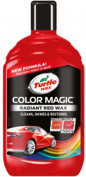 Solutie polish auto Turtle Wax Color Magic Plus Rosu 500ml 