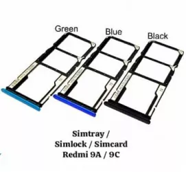 Suport SIM Xiaomi Redmi 9A Albastru Service Pack