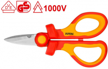 Total - Foarfeca Izolata Pentru Electrician 1000v 