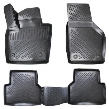 Set covorase auto din cauciuc tip tavita pentru Dacia Logan III Sedan 2020- 