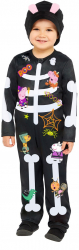 Costum Peppa Pig Skeleton Pentru copii 4-6 ani 