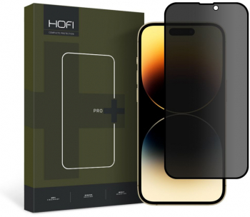 Folie De Protectie Ecran Privacy HOFI PRO+ Pentru Apple IPhone 15 Plus Sticla Securizata Full Glue 