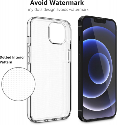 Husa pentru smartphone Amazon Basics pentru iPhone 13 Mini transparenta TPU moale 