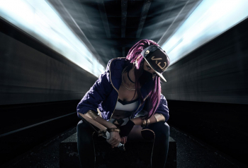 Poster 2022 Kda Akali Cosplay 61x90cm poster2346 
