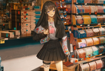 Poster Aime Girl Grocery Store Meme 61x90cm poster2798 