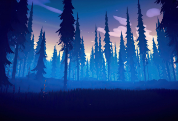 Poster Among Trees Night Is Coming 61x90cm poster1514 