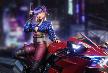 Poster Armed Biker Girl 61x90cm poster567 
