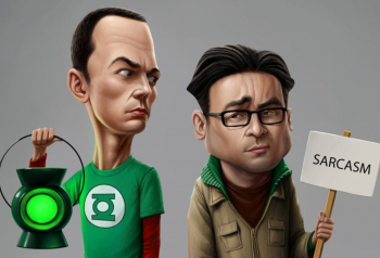 Poster Big Bang Theory Sarcasm 61x90cm 