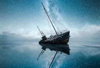 Poster Boat In The Lost World 61x90cm poster2108