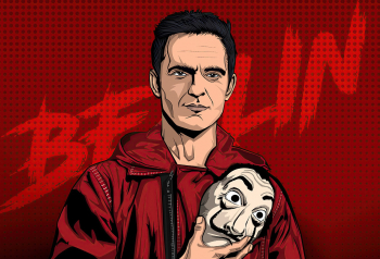 Poster Casa De Papel Berlin Artwork 61x90cm 