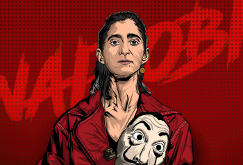 Poster Casa De Papel Nairobi Artwork 61x90cm 