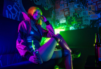 Poster Cyberpunk Girl Cosplay 61x90cm poster998 