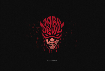 Poster Daredevil Superhero Minimal 61x90cm poster1149 