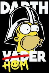 Poster Darth Vader Homer 61x90cm poster696