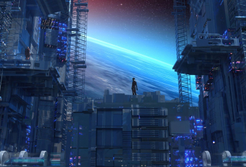 Poster Edge Of-the World Scifi Cyberpunk 61x90cm poster2460 