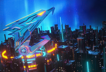 Poster Gigabyte Aorus City 61x90cm poster584 