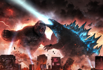 Poster Godzilla Vs Kong Fight Scene 61x90cm poster1944 