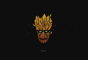 Poster Groot Minimal 61x90cm poster1154 