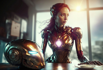 Poster Iron Woman As A Disembodied 61x90cm poster2622 