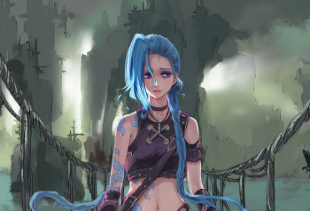 Poster Jinx Arcane Sad 61x90cm poster611 