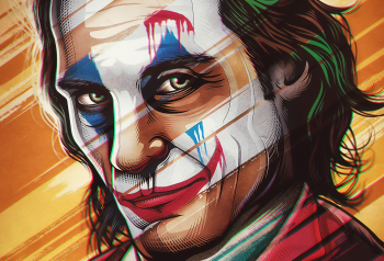 Poster Joker Artwork Put On A Happy Face 61x90cm 