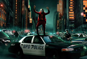 Poster Joker Dancing On Cop Car 61x90cm 
