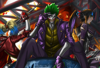 Poster Joker Punchline Harley Quinn 61x90cm poster2624 