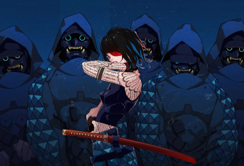 Poster Katana Cyberpunk 61x90cm poster1055
