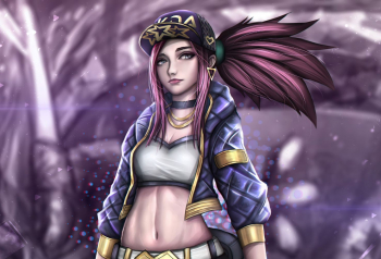 Poster Kda Akali Fanart 61x90cm poster2409 