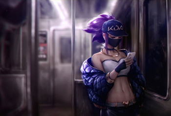 Poster Kda Akali Train 61x90cm poster1013 