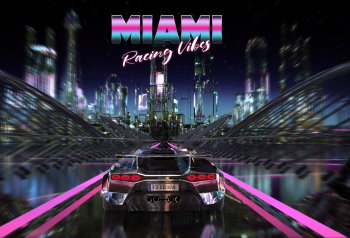 Poster Miami Racing Vibes 61x90cm poster1523 