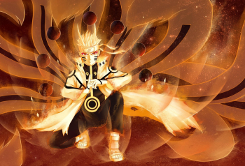 Poster Naruto Shippuden Nine Tail Mode 61x90cm 