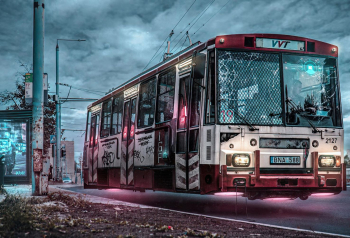 Poster New Cyber Vilnius Bus 61x90cm poster2954 